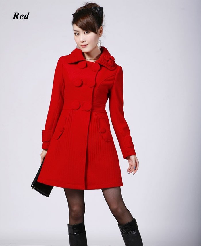 Red Wool Coat Uk - Coat Nj
