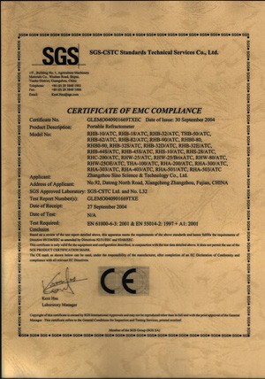CE of Handheld refractometer-300