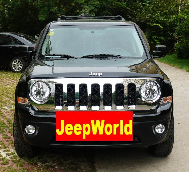 Jeep patriot chrome front grill #4