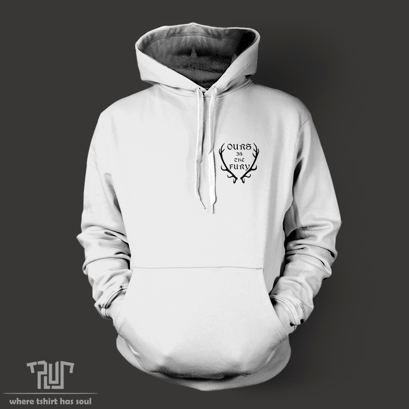 ours fury white pullover front