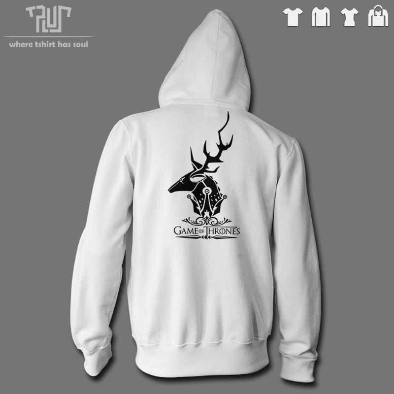 ours fury white pullover back