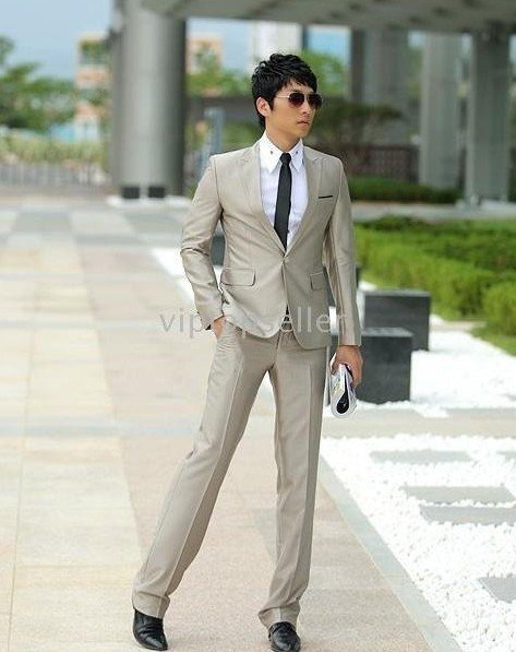 Wholesale cheap men's suits 2010 fashion business suitswedding 
