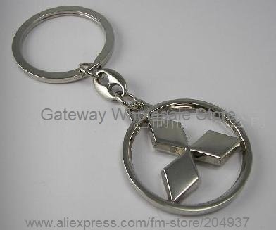 Mitsubishi Logo Car Key Ring