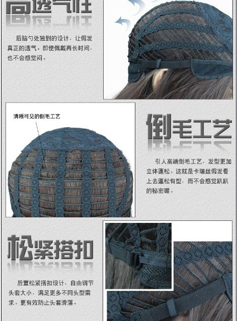 Men short wigs/Fashion boy's kanekalon Full Lace wig/3 colors-Free Shipping