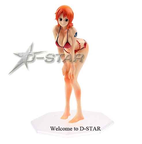 Wholesale Free Shipping One Piece Sexy Edition Nami Action Figure Model 