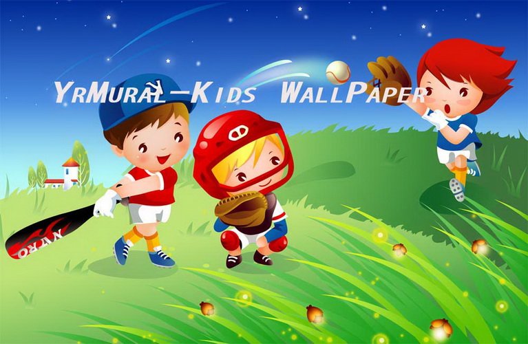 kid cartoon wallpaper. Confirm our artist's kids wallpaper design for you→→
