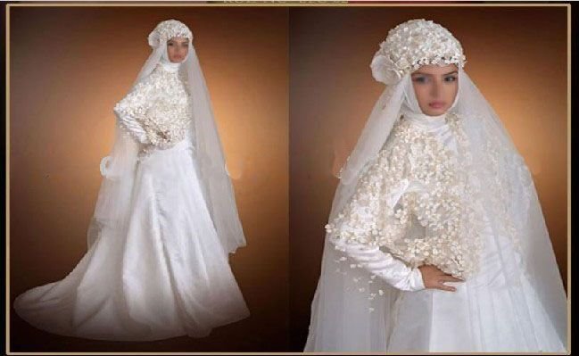 Wholesale k1463 New design fashionable wedding dressmuslim wedding gown 