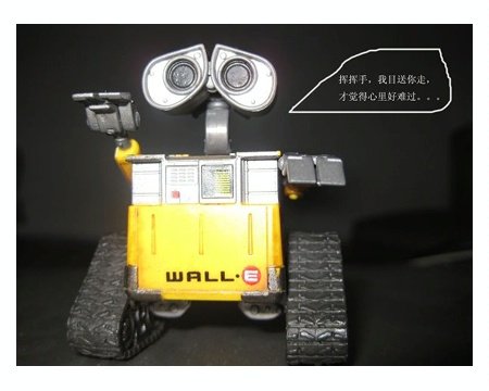 Free Shipping 240pcs carton Story WALLE robot hero WALL E12CM WALL' E 
