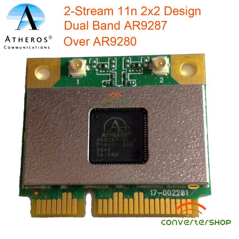 AR9287 2-stream 11n Designs , Full MIMO Performance dual-band