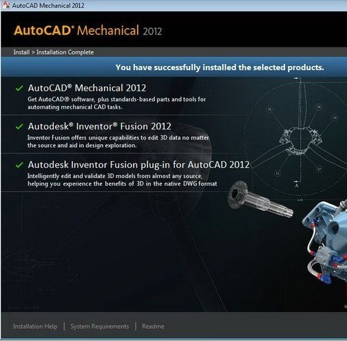 AutoDesk Autocad Mechanical  2012