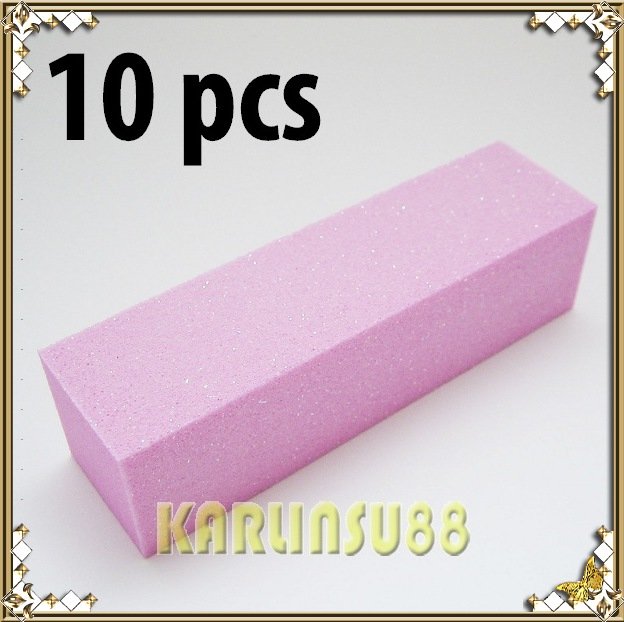 FREE SHIPPING 10x Nail Art Sanding Block File Acrylic Gel UV Pedicure K382 FREE SHIPPING 10x Nail Art Sanding Block File Acrylic Gel UV Pedicure K382