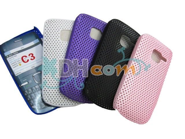 nokia c3 blue black. perfect fit for Nokia C3. many colors:lack red hot-pink white lue