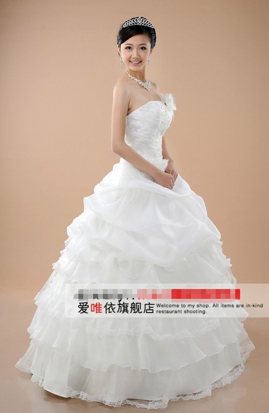 Buy dress wedding dress silk dress 2011 new wedding dress princess 