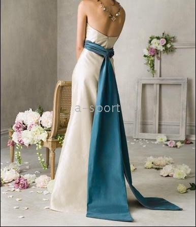 Buy Strapless Wedding Dresses Blue Ribbon Ivory Strapless Wedding 