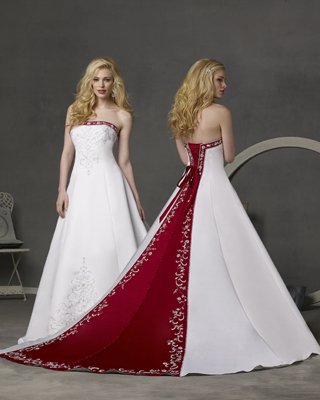 Red And White Wedding Suits. ridal gown wedding dresses
