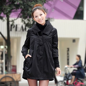 Spring and Autumn brought new Korean dual Hooded Long Jacket Women's casual R2232 Spring and Autumn brought new Korean dual Hooded Long Jacket Women's casual R2232