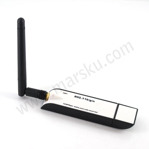 5.Fast 150 Mbps speed + Antenna 6.Compact, Pocket-sized design 7.Easy to install. Package: 1 x Wi-Fi USB Adapter, 1 x Driver CD, 1 x Quick Start Guide