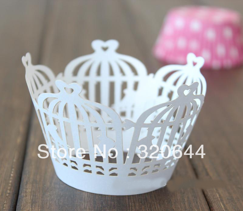 Aliexpress.com : Buy Birdcage Lace Cutting Cupcake liners Wrappers 