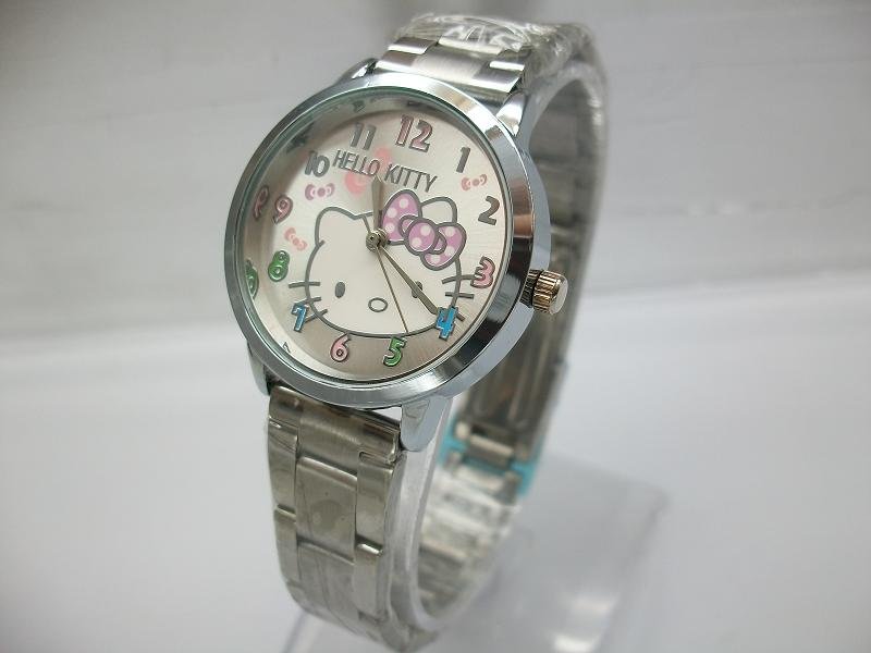   Stainless steel Quartz Watch bowknot Wrist Watch pupil gifts  