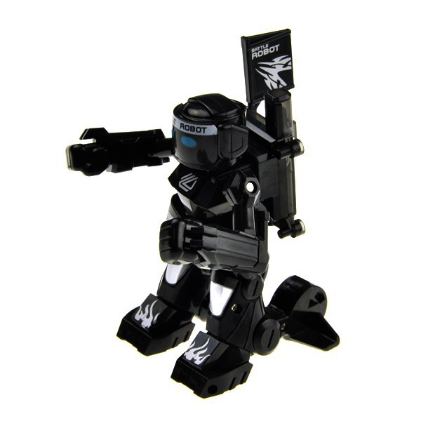Cool 2.4GHz Competitive Fight Robot Battle Robot with Remote Controller Toys for Kids Children-Black_1 (6)