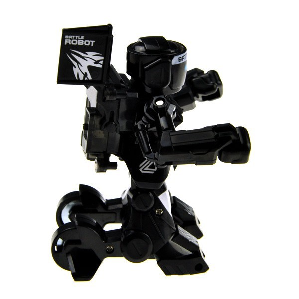 Cool 2.4GHz Competitive Fight Robot Battle Robot with Remote Controller Toys for Kids Children-Black_1 (5)