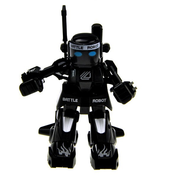 Cool 2.4GHz Competitive Fight Robot Battle Robot with Remote Controller Toys for Kids Children-Black_1 (4)
