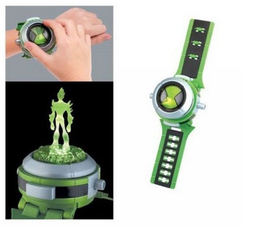 Free-Shipping-New-BEN-10-ALIEN-FORCE-ULTIMATE-OMNITRIX-Illuminator-Watch-Lights-n-Sound-ben10-toys