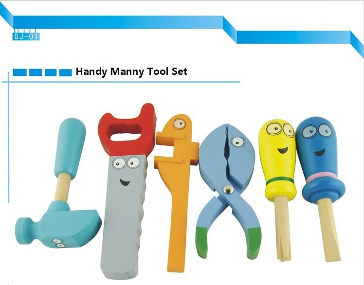 Деревянные игрушки handy Мэнни инструмент box детей образования деревянные ...