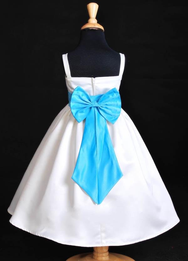 WHITE TURQUOISE BLUEjpg Condition Brand New custommade dress