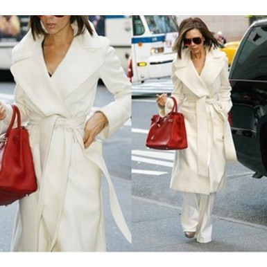 2017 Wholesale Women'S Wool Cashmere Winter Noble Long White ...