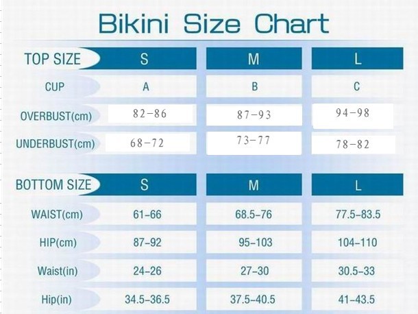 BIKINI SIZE