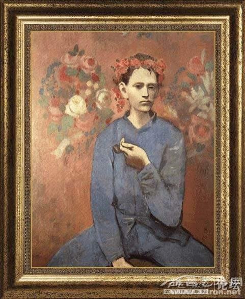picasso paintings abstract. Picasso - Boy with Pipe3.