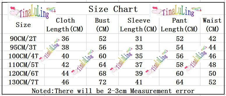 2t 3t Size Chart