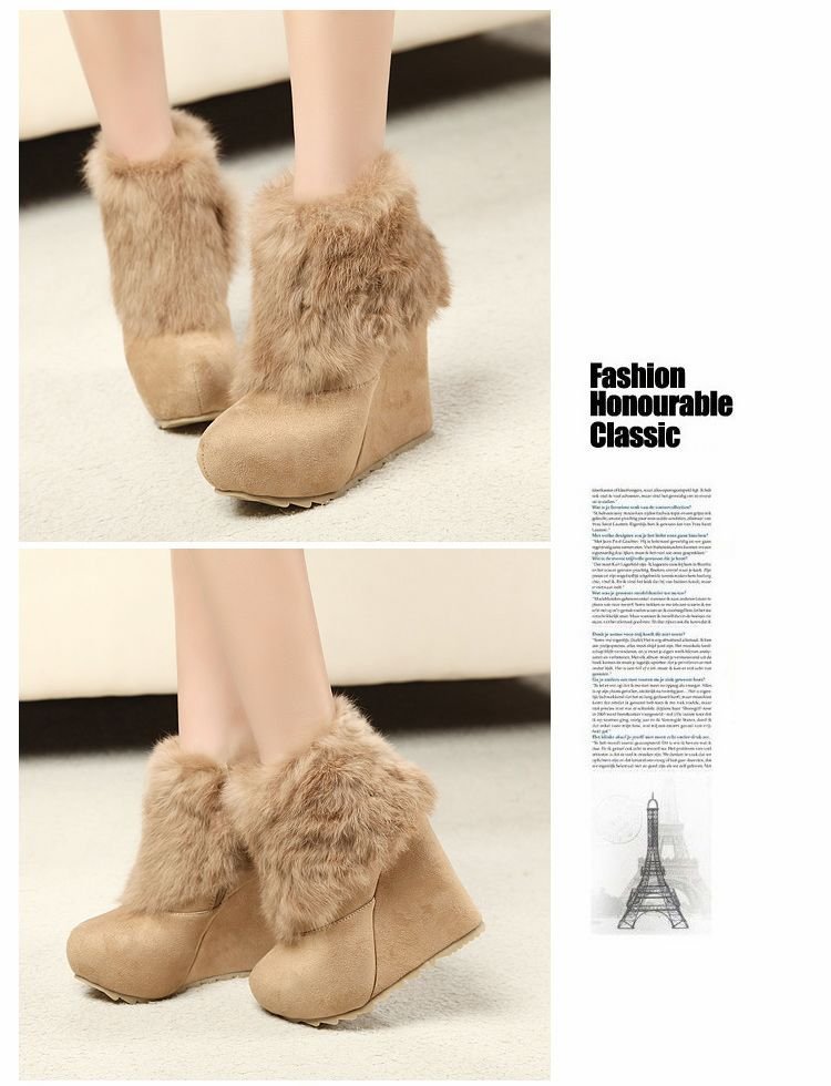 wedge winter boots