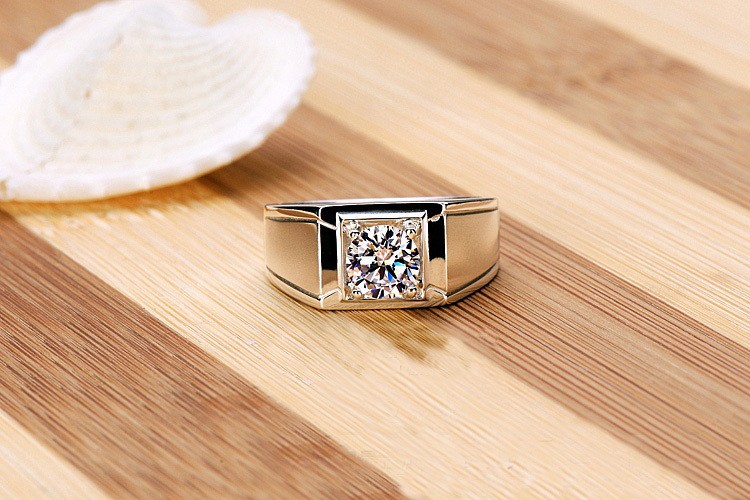 Big mens diamond wedding rings