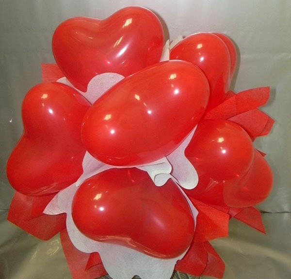 corazón con globos CURSO DECORACION