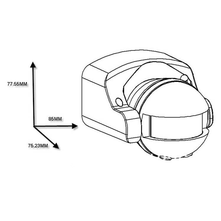 Infrared motion sensor как подключить провода схема подключения к сети