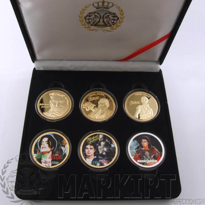 Michael Jackson GOLD EDITION Münze Münzset Münzen   