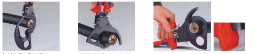 Lk-2802- ステップratcheyケーブルカッターを切断するためのhv/52ミリメートル直径mvケーブル問屋・仕入れ・卸・卸売り