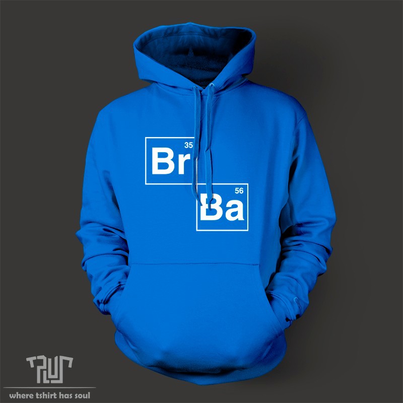 breaking bad BR BA blue pullover