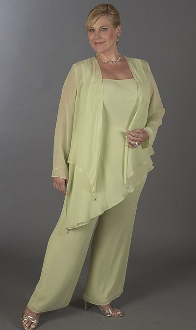plus size mother of the bride pant suits
