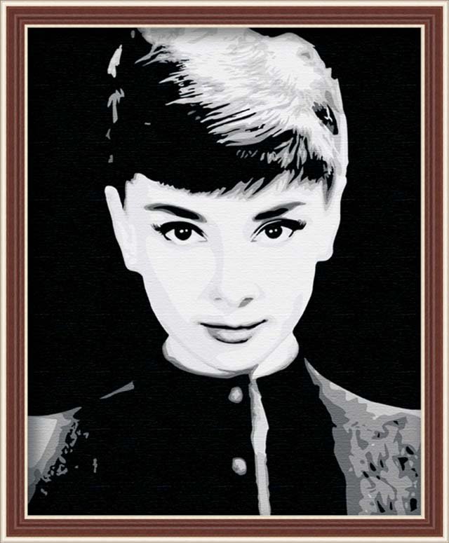 Audrey Hepburn Paint by Number