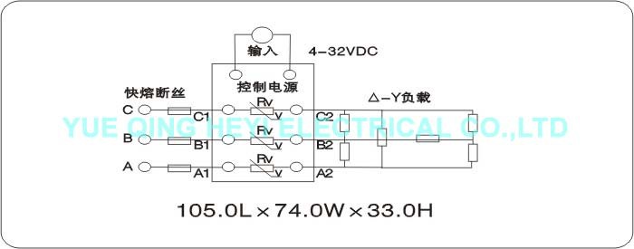 工場供給40a直流から交流への三相ソリッドステートリレーssr- 3d4840a問屋・仕入れ・卸・卸売り
