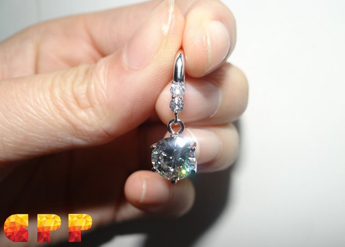 Серьги висячие 1.6 Carat Test Positive Moissanite Diamond 18kt White Gold Drop Earrings For Women, Moissanite Drop Earrings, Tester Серьги висячие 1.6 Carat Test Positive Moissanite Diamond 18kt White Gold Drop Earrings For Women, Moissanite Drop Earrings, Tester