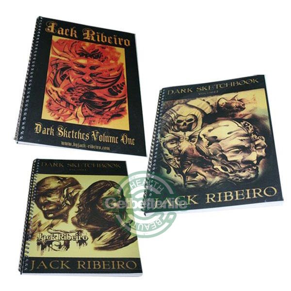 Tattoo Flash Books JACK RIBEIRO Complete Volumes