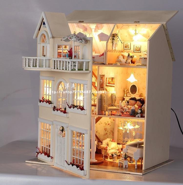 diy wooden dollhouse plans