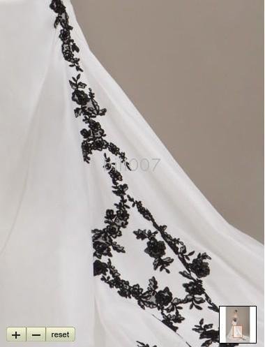 black and white mermaid wedding dresses