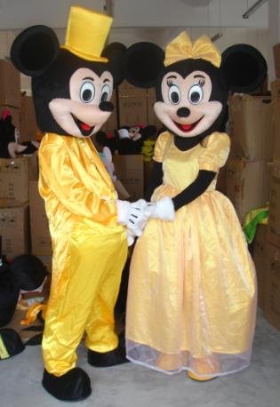 Wholesale 2010 hotest lovely Minnie wedding Mickey Mouse Mascot Costume 