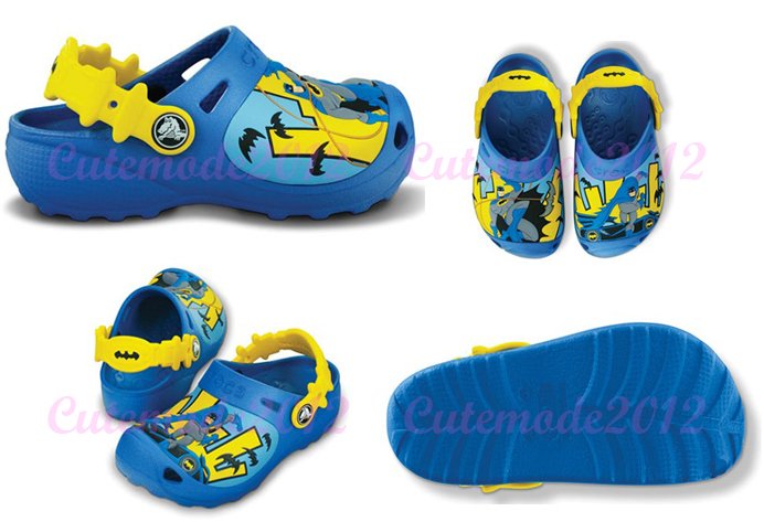 Clearance Free shipping 2011 Kids Garden Shoes Batman Clog(Item No ...