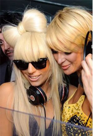 Blonde Lady Gaga Wig. Wholesale Blonde Lady Gaga Wig Bowknot Headress Hair Band Rope